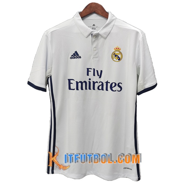 Camiseta Futbol Real Madrid Retro Primera 2016/2017