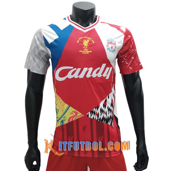 Camiseta Futbol FC Liverpool Retro The Final Istanbul 2005 Commemorate