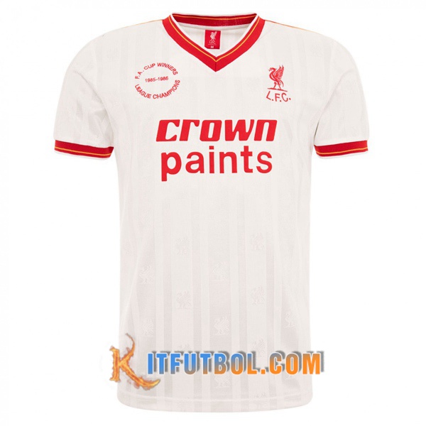 Camiseta Futbol FC Liverpool Retro Segunda 1985/1986