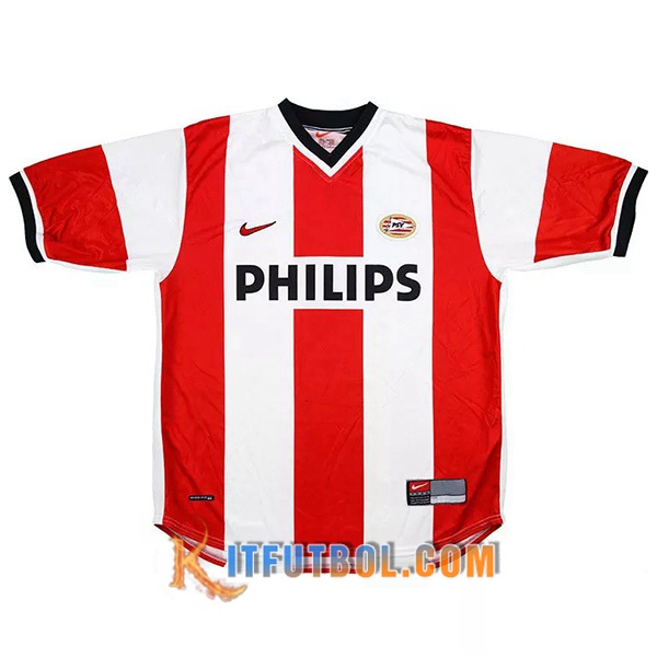 Camiseta Futbol PSV Eindhoven Retro Primera 1998/2000