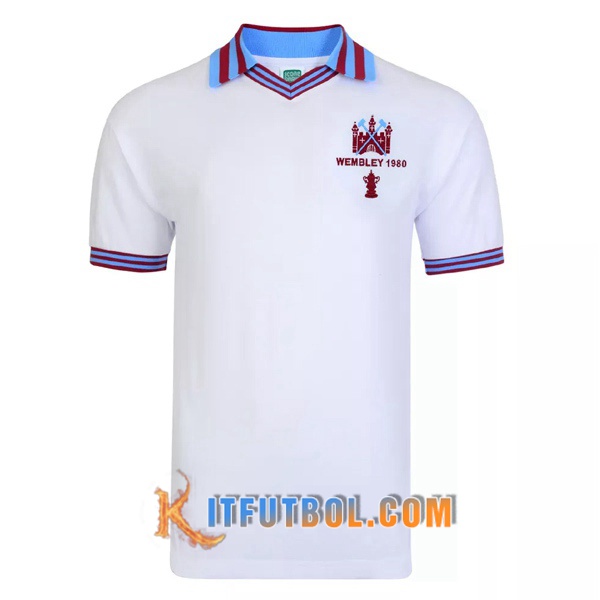 Camiseta Futbol West Ham Retro Finale de la FA Cup 1980