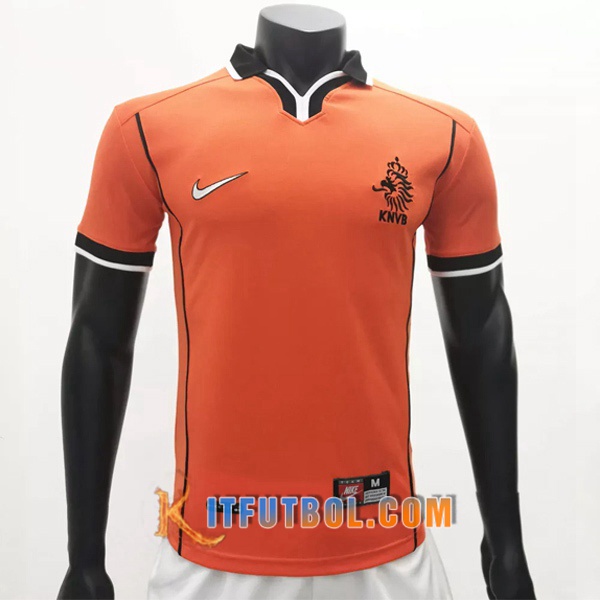 Camiseta Futbol Países Bajos Retro Primera 1998/2000