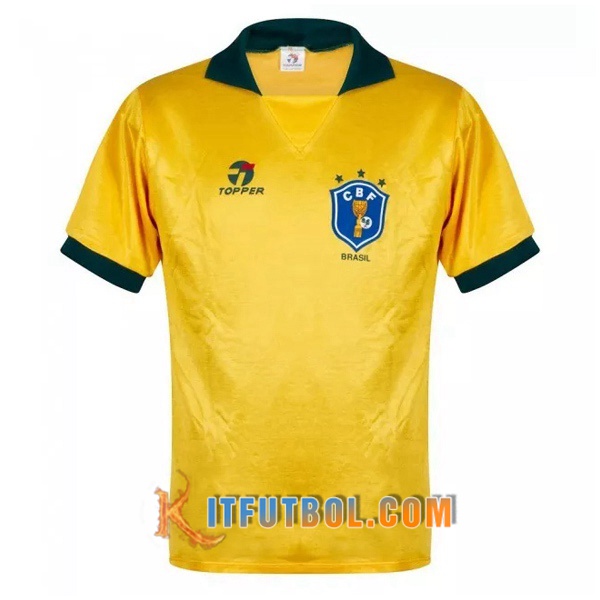 Camiseta Futbol Brasil Retro Primera 1988/1991