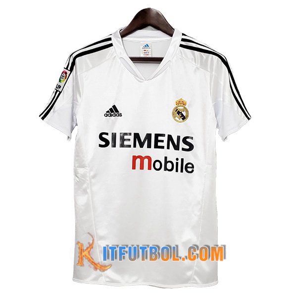 Camiseta Futbol Real Madrid Retro Primera 2004/2005