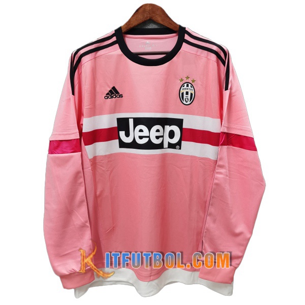 Camiseta Futbol Juventus Retro Segunda Manche Longue 2015/2016