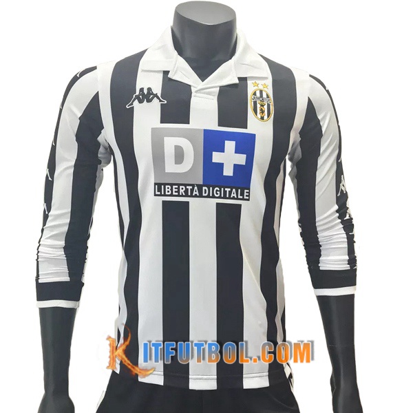 Camiseta Futbol Juventus Retro Primera Manche Longue 1999/2000