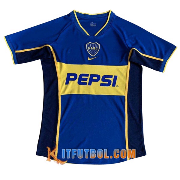 Camiseta Futbol Boca Juniors Retro Primera 2002