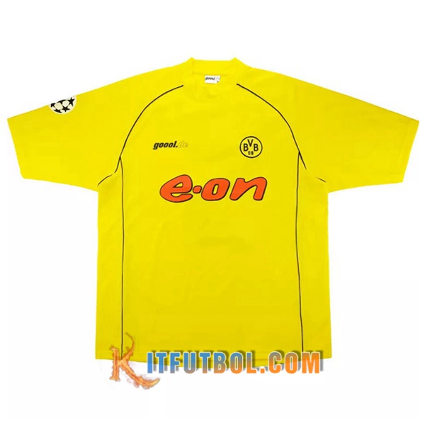 Camiseta Futbol Dortmund BVB Retro Primera 2002/2003