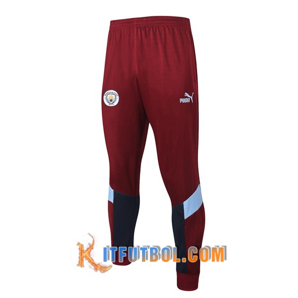 Nueva Pantalones Futbol Manchester City Roja 20/21