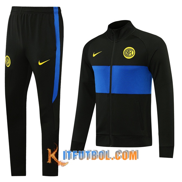 Nueva Chandal Futbol - Chaqueta + Pantalones Inter Milan Negro 20/21