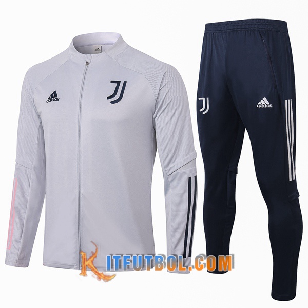 Nueva Chandal Futbol - Chaqueta + Pantalones Juventus Gris Claro 20/21