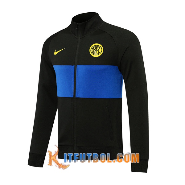 Nueva Chaqueta Futbol Inter Milan Negro 20/21