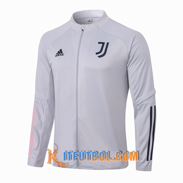Nueva Chaqueta Futbol Juventus Gris Claro 20/21