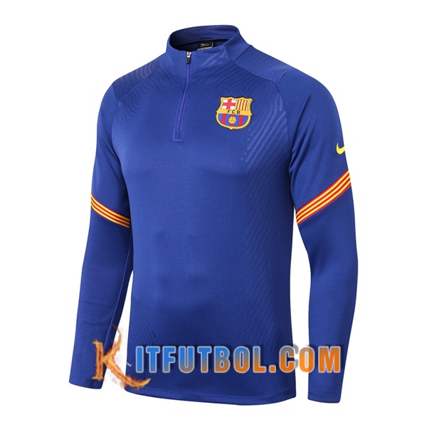 Nueva Entrenamiento Sudadera FC Barcelona Azul 20/21