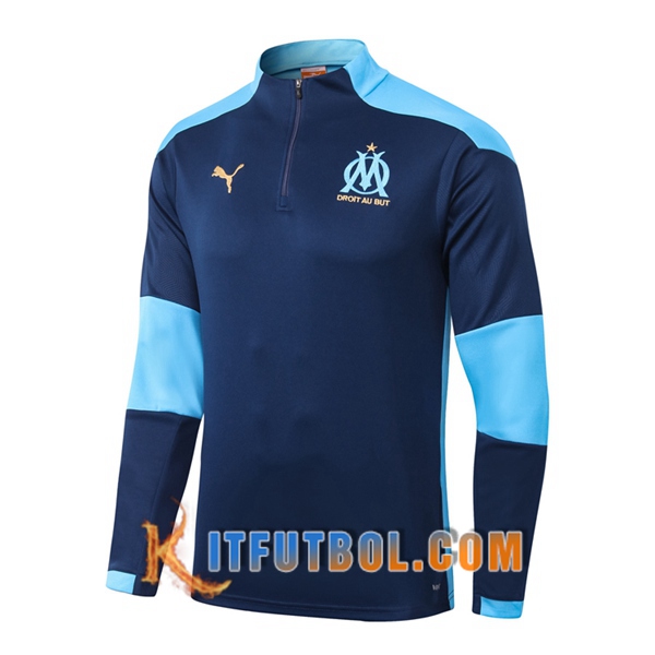 Nueva Entrenamiento Sudadera Marsella OM Azul 20/21