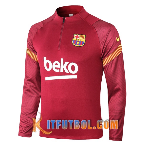 Nueva Entrenamiento Sudadera FC Barcelona Roja 20/21
