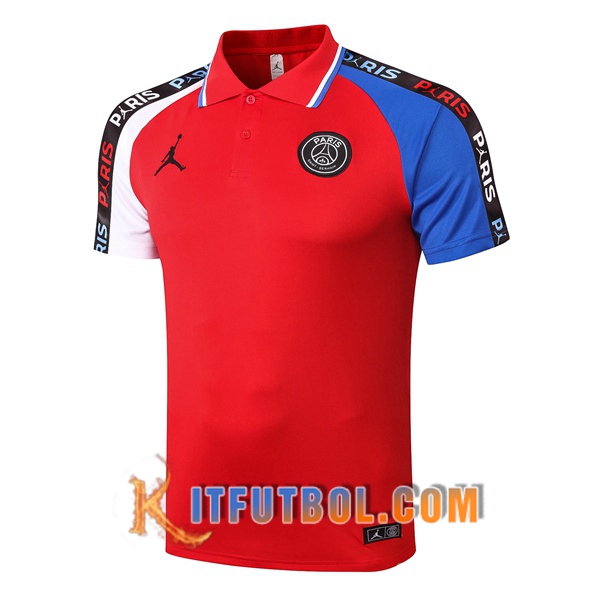 Nueva Polo Futbol Paris PSG Roja 20/21