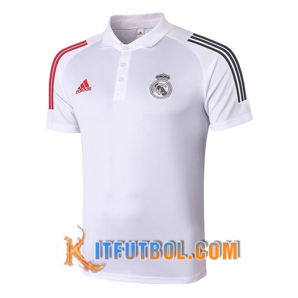 Nueva Polo Futbol Real Madrid Blanco 20/21