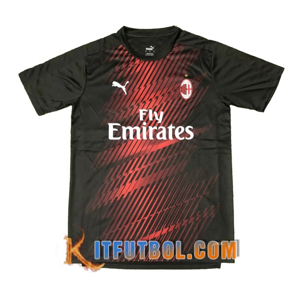 Camisetas de entrenamiento Milan AC Negro 20/21