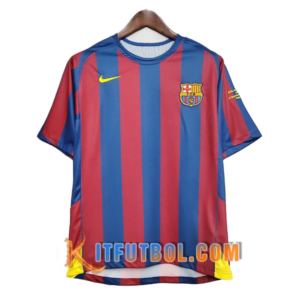 Camisetas Futbol FC Barcelona Retro UEFA Ligue des Champions 2006