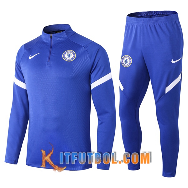 Nueva Chandal Futbol + Pantalones FC Chelsea Azul 20/21