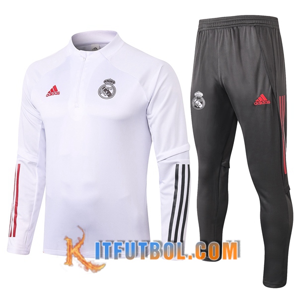 Nueva Chandal Futbol + Pantalones Real Madrid Blanco 20/21