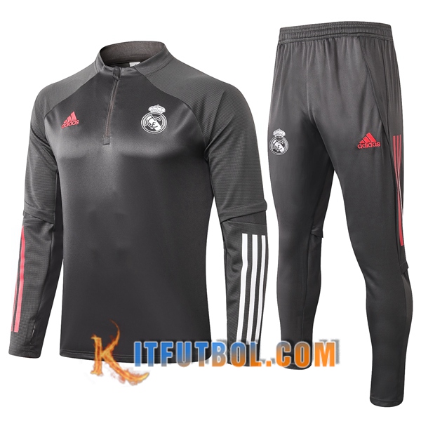 Nueva Chandal Futbol + Pantalones Real Madrid Gris 20/21