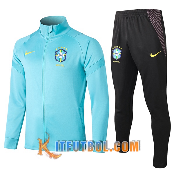 Nueva Chandal Futbol - Chaqueta + Pantalones Brasil Azul 20/21