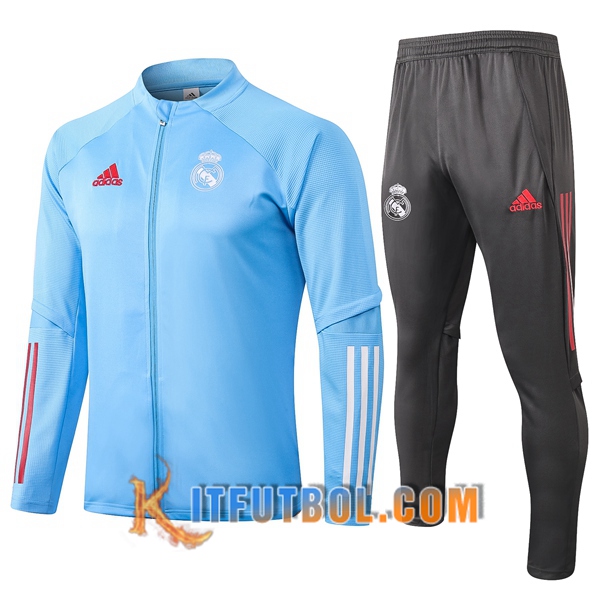 Nueva Chandal Futbol - Chaqueta + Pantalones Real Madrid Azul 20/21