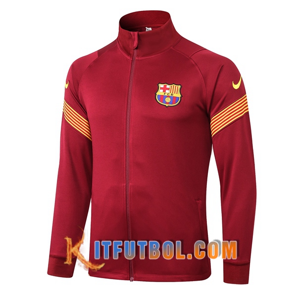 Nueva Chaqueta Futbol FC Barcelona Roja 20/21