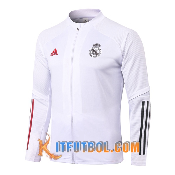 Nueva Chaqueta Futbol Real Madrid Blanco 20/21