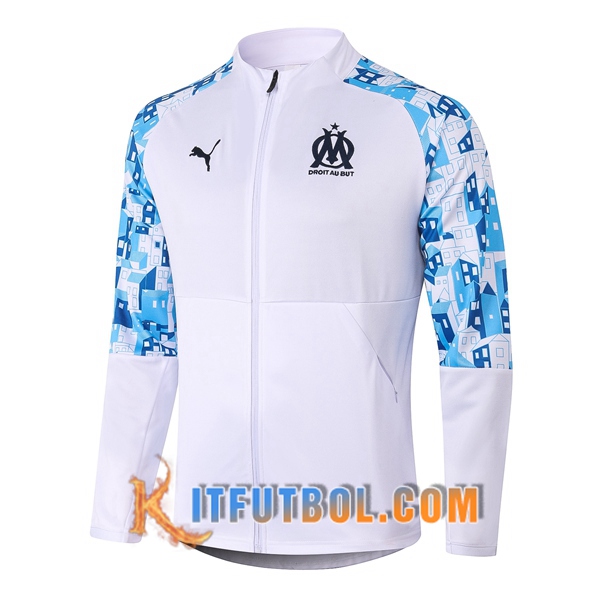 Nueva Chaqueta Futbol Marsella OM Blanco 20/21