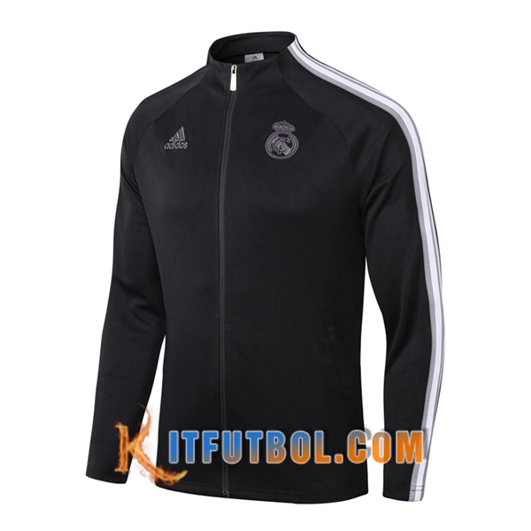 Nueva Chaqueta Futbol Real Madrid Negro 20/21
