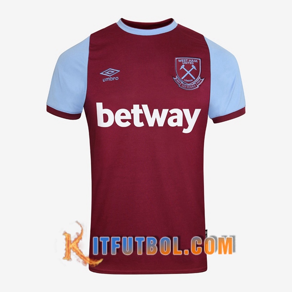Camisetas Futbol West Ham Primera 20/21