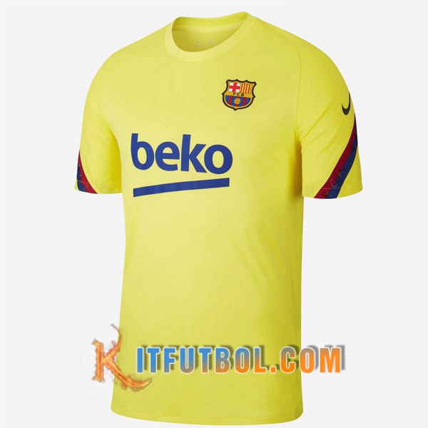 Camisetas de entrenamiento FC Barcelona Amarillo 20/21