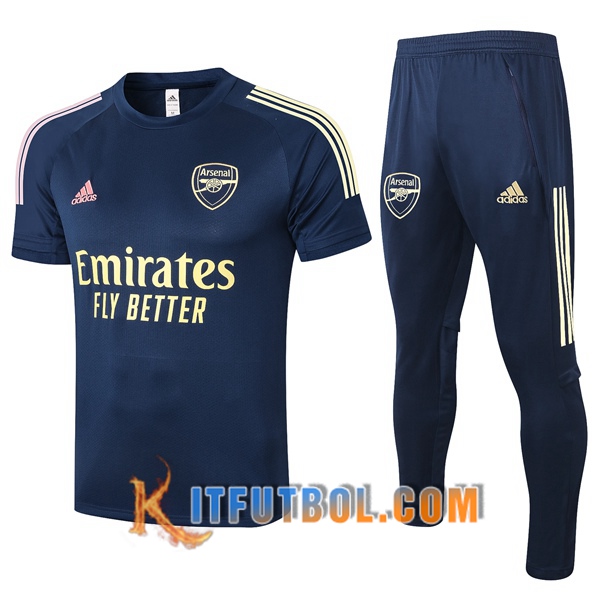 Camisetas de entrenamiento Arsenal + Pantalones Azul Royal 20/21