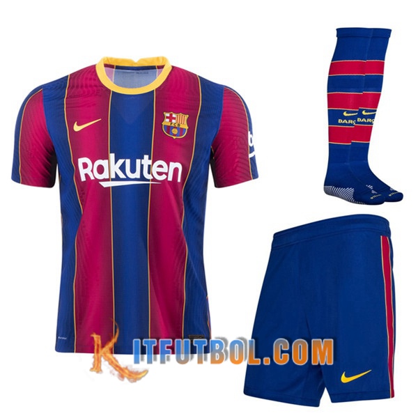 Traje Camisetas Futbol FC Barcelona Primera (Cortos+Calcetines) 2020/21