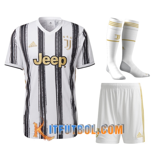 Traje Camisetas Futbol Juventus Primera (Cortos+Calcetines) 2020/21