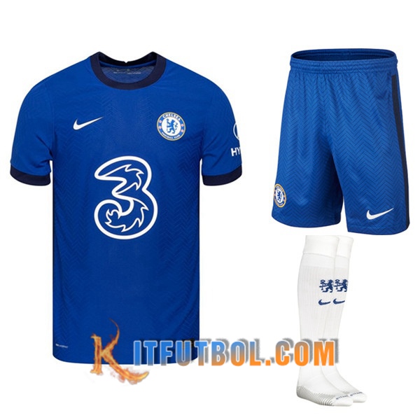 Traje Camisetas Futbol FC Chelsea Primera (Cortos+Calcetines) 2020/21