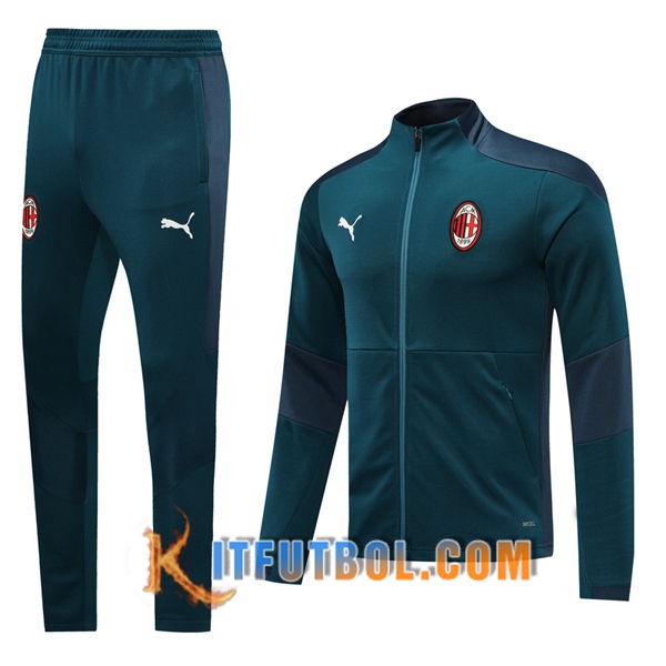Nueva Chandal Futbol - Chaqueta + Pantalones Milan AC Verde 20/21