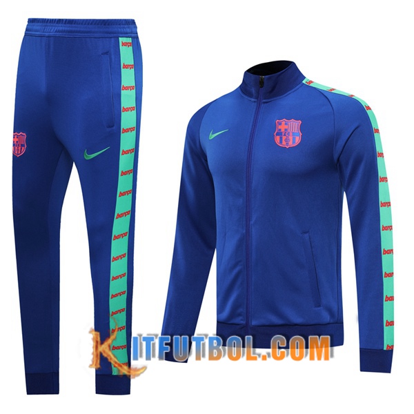 Nueva Chandal Futbol - Chaqueta + Pantalones FC Barcelona Azul 20/21