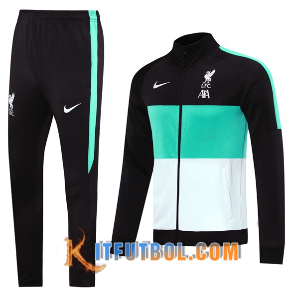 Nueva Chandal Futbol - Chaqueta + Pantalones FC Liverpool Negro 20/21