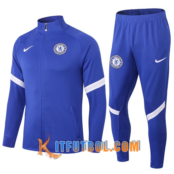 Nueva Chandal Futbol - Chaqueta + Pantalones FC Chelsea Azul 20/21