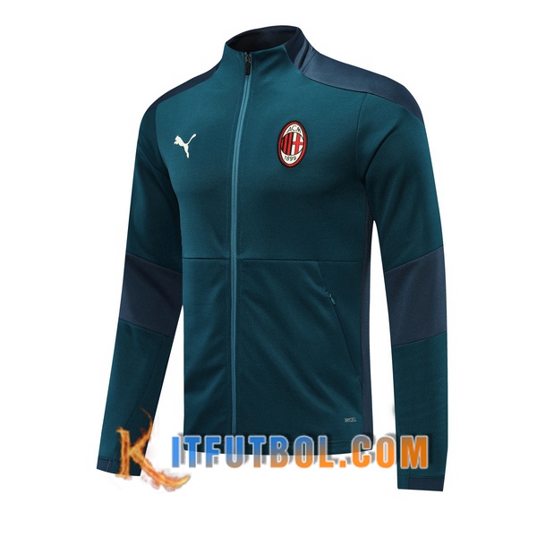 Nueva Chaqueta Futbol Milan AC Verde 20/21