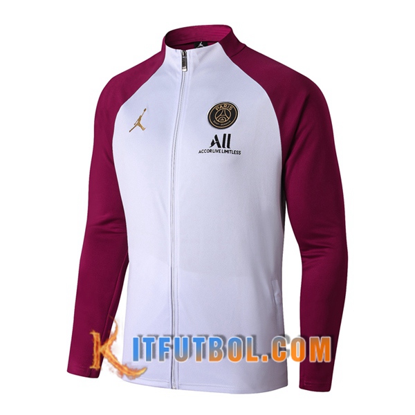 Nueva Chaqueta Futbol Pairis PSG Blanco 20/21
