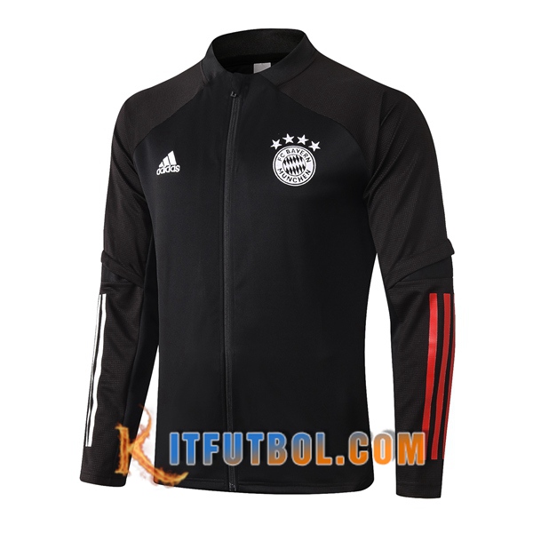 Nueva Chaqueta Futbol Bayern Munich Negro 20/21