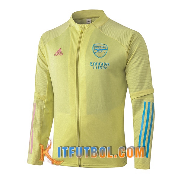 Nueva Chaqueta Futbol Arsenal Amarillo 20/21