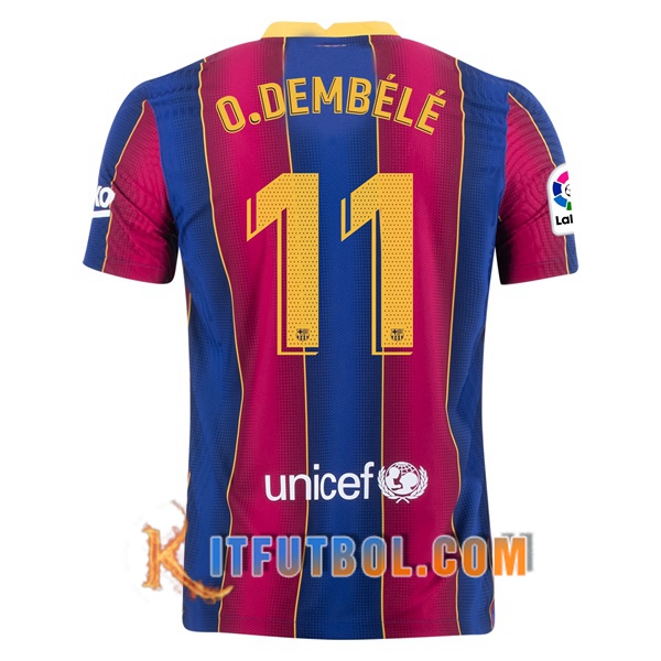 Camisetas Futbol FC Barcelona (O.DEMBELE 11) Primera 20/21