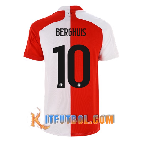 Camisetas Futbol Feyenoord (BERGHUIS 10) Primera 20/21