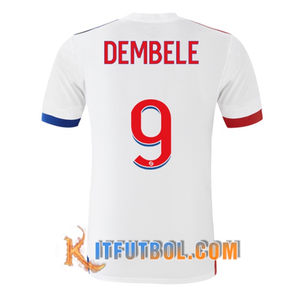 Camisetas Futbol Lyon OL (DEMBELE 9) Primera 20/21